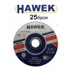 Диск за Метал и Неръждавейка HAWEK HW-9004 125мм – 25 Броя