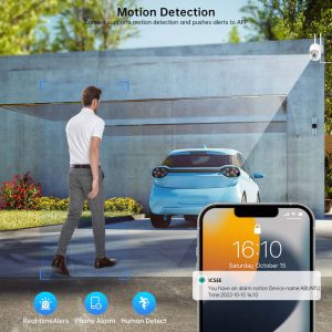 3 Броя Външни WiFi Водоустойчиви Камери 5MP ULTRA HD - Image 3