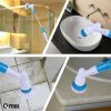 Комплект за Почистване Hurricane Spin Scrubber с MR.SIGA Четка - За Почистване на Баня, Ъгли и Фуги, Плочки и Кухня без Усилие