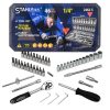 Комплект Гедоре 46 части STAHLMAYER 1/4″ в пластмасова кутия