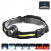 Челник KXK668 с LED COB и CREE светлина в алуминиев корпус.