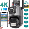 Външна WiFi камера с два обектива 2×8MP и IP66 корпус.