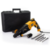 Професионален перфоратор JCB 1050W с SDS-plus патронник, показан отпред.