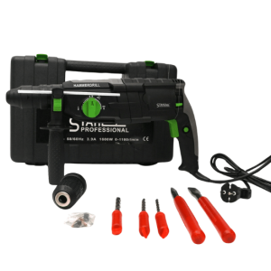Електрически перфоратор STAHLMAYER | 1600W, 3J, SDS-plus БОРМАШИНИ И ПЕРФОРАТОРИ Електрически перфоратор STAHLMAYER PRO 1600W с SDS-plus захват, показан отпред.