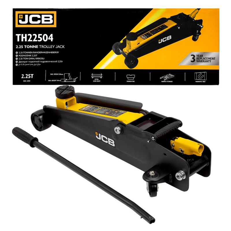 Хидравличен крик крокодил JCB TH22504 2.25 тона | 150-530 мм АВТО Хидравличен крик крокодил JCB 2.25 тона