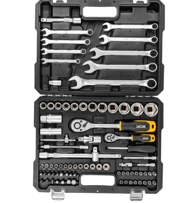 Гедоре JCB 82 части | 1/2″ и 1/4″ в куфар ГЕДОРЕТА Гедоре JCB 82 части | 1/2″ и 1/4″ в куфар