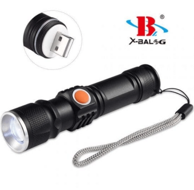 Мощен презареждаем led фенер с вградено usb КЪМПИНГ Мощен презареждаем led фенер с вградено usb
