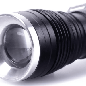 LED фенер T6 акумулаторна батерия 18650, зарядно, 3,7VDC, 3W