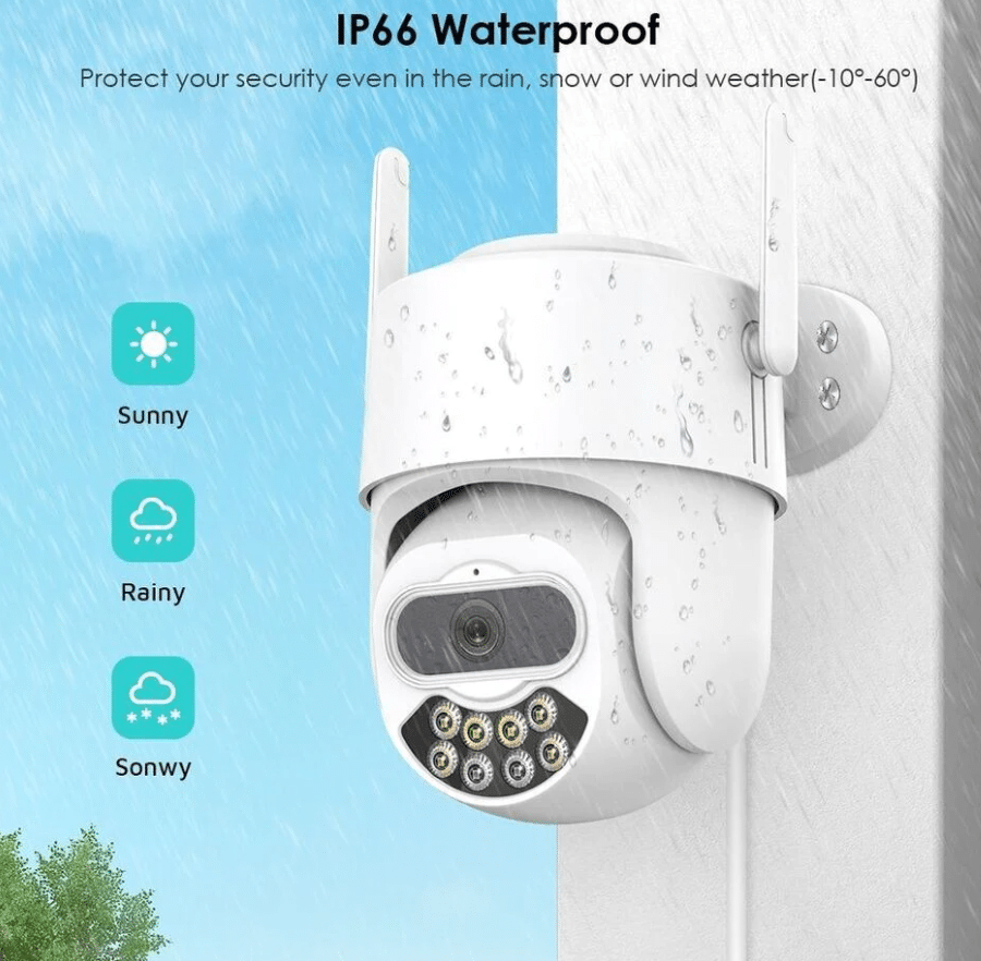 Безжична Wi-Fi камера ICSEE 8MP | PTZ + нощно виждане 20 м ВИДЕОНАБЛЮДЕНИЕ Безжична Wi-Fi камера ICSEE 8MP | PTZ + нощно виждане 20 м