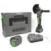 Акумулаторен безчетков ъглошлайф HAWEK 36V 5Ah с две батерии и куфар.