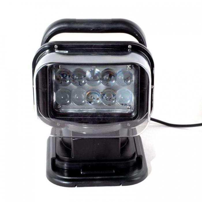 LED боен фар 50W | Дистанционно, 270°, 4500 LM, IP67, 12/24V АВТО LED боен фар 50W | Дистанционно, 270°, 4500 LM, IP67, 12/24V