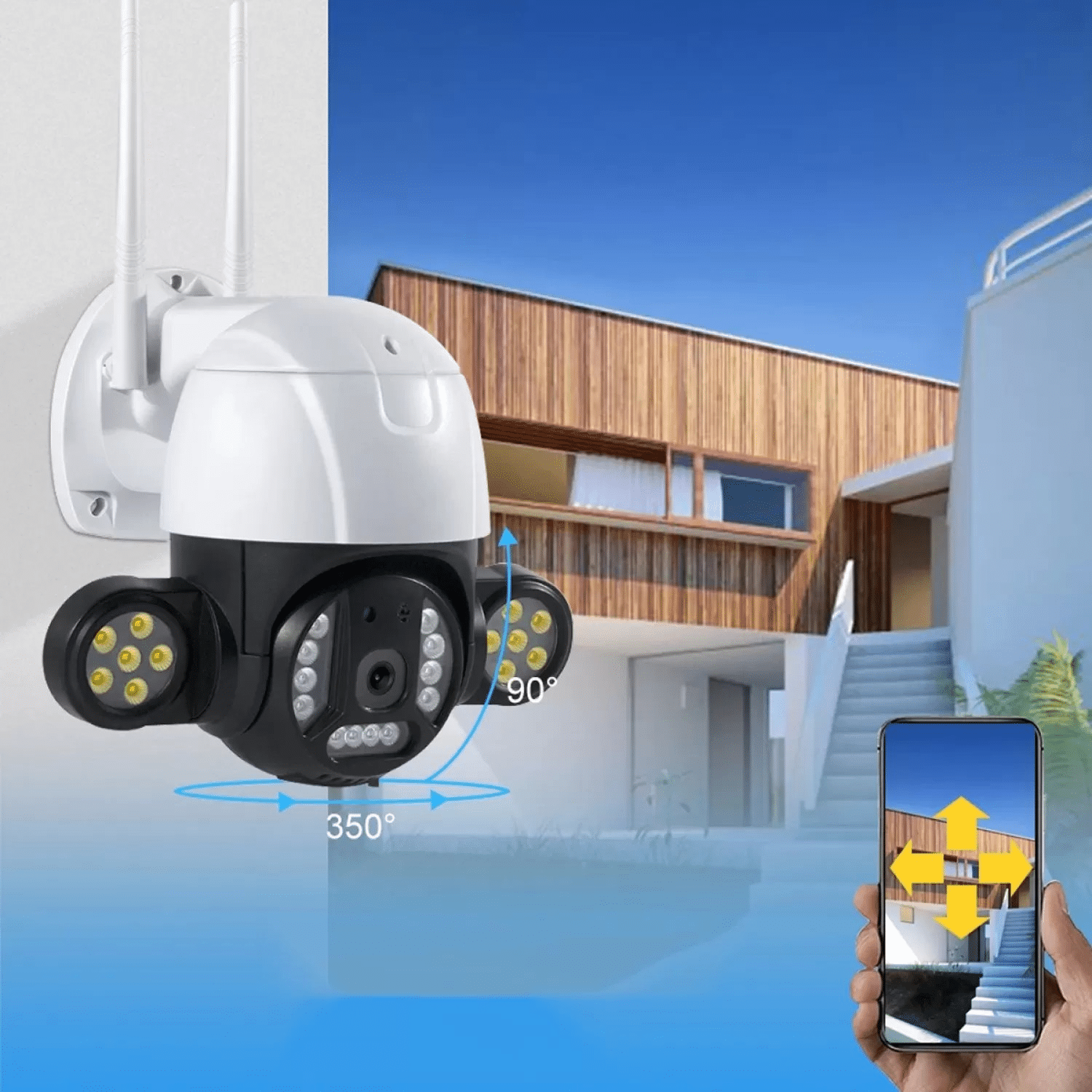 Wi-Fi IP камера PRO ICSEE | 3MP, PTZ, цветно нощно виждане ВИДЕОНАБЛЮДЕНИЕ Wi-Fi IP камера PRO ICSEE | 3MP, PTZ, цветно нощно виждане