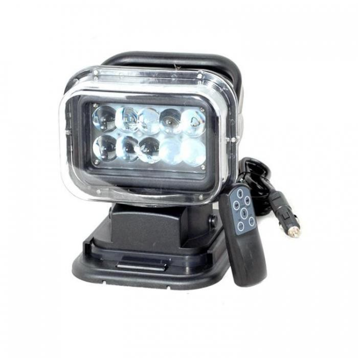 LED боен фар 50W | Дистанционно, 270°, 4500 LM, IP67, 12/24V АВТО LED боен фар 50W | Дистанционно, 270°, 4500 LM, IP67, 12/24V