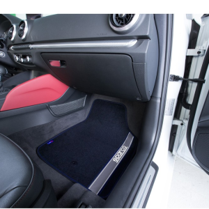 Мокетни стелки Sparco | 4 части, със сиво, лого SPARCO