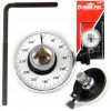 Градусомер MAR-POL 1/2" с транспортир и скала 0-360°.