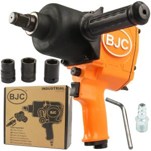 Пневматичен гайковерт BJC-S88 с къс шпиндел 3/4", показан отпред.