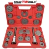 Комплект за сваляне на спирачни цилиндри KrafTWorld, отворен в пластмасов куфар.