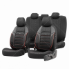 Тапицерия за седалки Otom Prive PRV3102 (черно/червено)