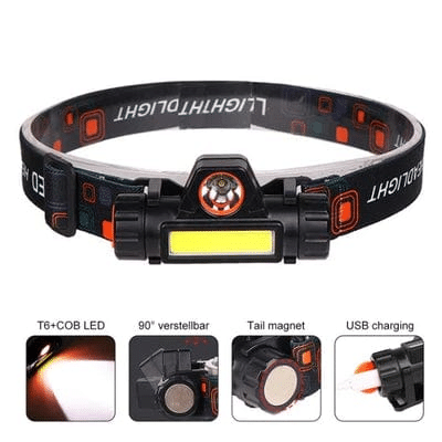 Компактен челник с две led светлини ang-8101 КЪМПИНГ Компактен челник с две led светлини ang-8101