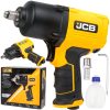 Пневматичен гайковерт JCB 1/2" с къс шпиндел, показан отпред.