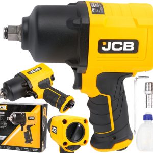 Пневматичен гайковерт JCB 1/2″ | къс шпиндел, 1450 Nm