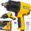 Пневматичен ударен гайковерт JCB 3/4" с конектор за въздух и масло.