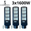 Соларна лампа COBRA 1600W с COB LED и IP65 защита.