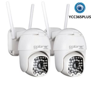 Комплект 2 броя куполни камери 32 LED с PTZ управление и IP66 корпус.