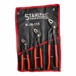 Комплект клещи гарги STAHLMAYER 3 части в полиестерен калъф.