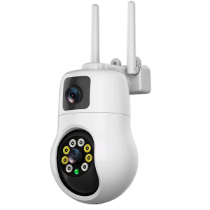 Външна WiFi камера с два обектива 10MP и IP66 корпус.