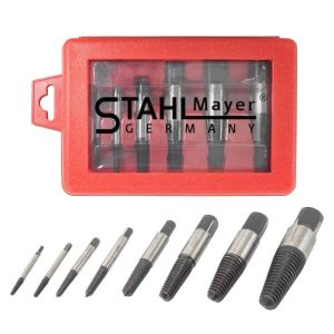 Комплект екстрактори STAHLMAYER 8 части в кутийка със закопчалка.