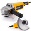 Комплект ъглошлайф 2 бр. JCB – 115 мм и 230 мм, поставени един до друг.