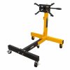 Сгъваема стойка за двигатели JCB 680 кг с въртящи се колела.
