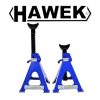 Комплект 2 стойки за автомобил HAWEK 3 тона, показани отпред.