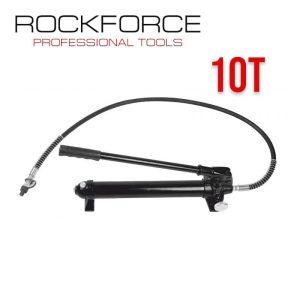 Хидравлична помпа ROCKFORCE | 10 тона, 640 bar АВТО Хидравлична ръчна помпа ROCKFORCE 10 тона, показана отпред.