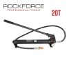Хидравлична ръчна помпа ROCKFORCE 20 тона, показана отпред.