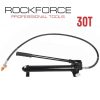 Хидравлична ръчна помпа ROCKFORCE 30 тона, показана отпред.