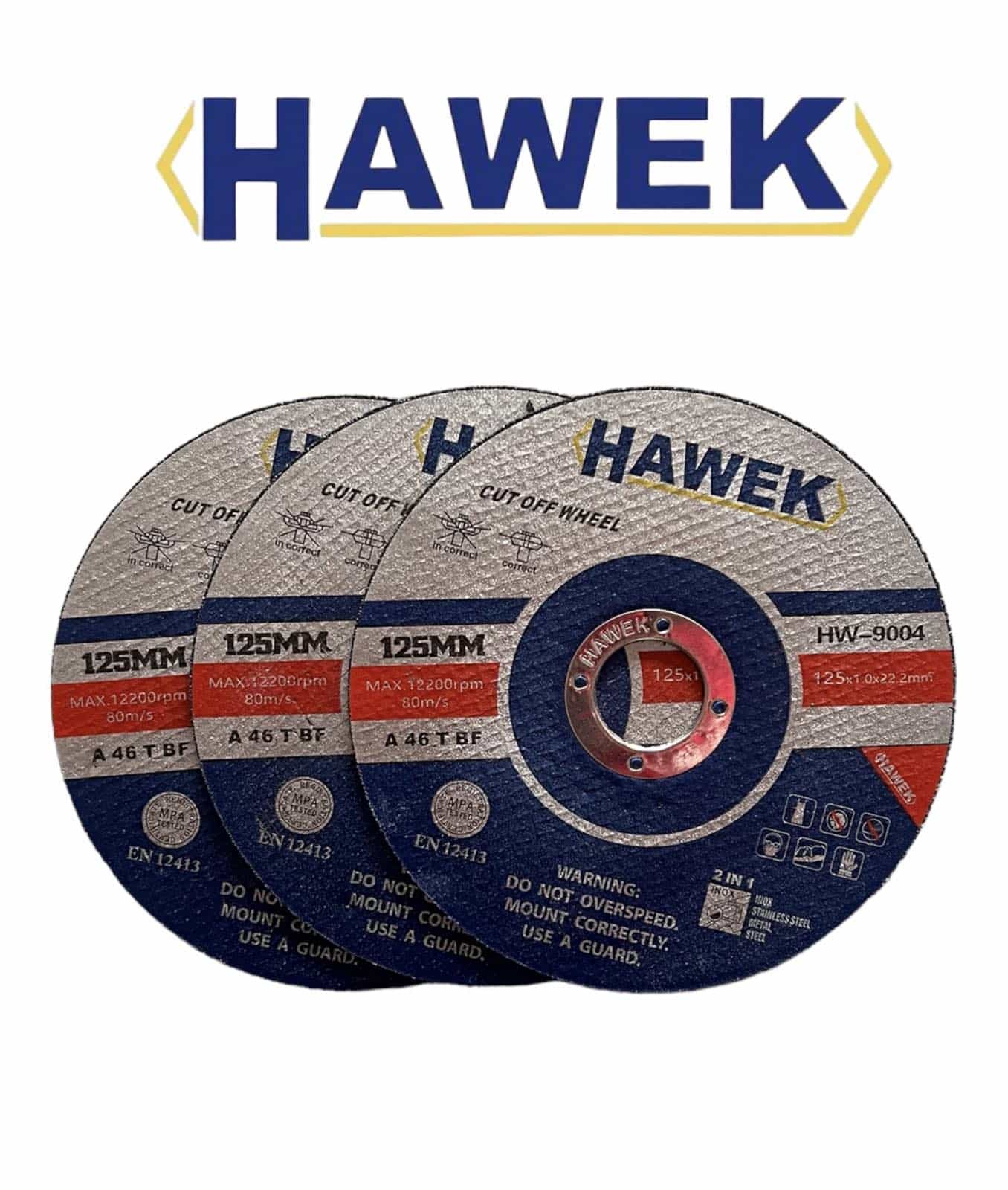 Дискове за метал HAWEK | 25 броя, 125 мм, отвор 22.2 мм АКУМУЛАТОРНИ ИНСТРУМЕНТИ Дискове за метал HAWEK | 25 броя, 125 мм, отвор 22.2 мм