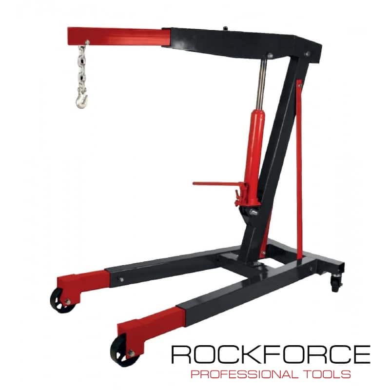 Кран за двигатели RockForce 3 тона | Хидравличен | 2400 мм АВТО Кран за двигатели RockForce 3 тона в сервиз