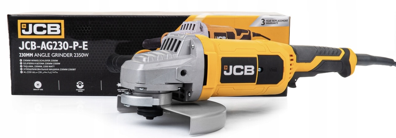 Електрически ъглошлайф JCB | 2350W, 230 мм, 6500 об/мин ЕЛЕКТРИЧЕСКИ ИНСТРУМЕНТИ Електрически ъглошлайф JCB | 2350W, 230 мм, 6500 об/мин