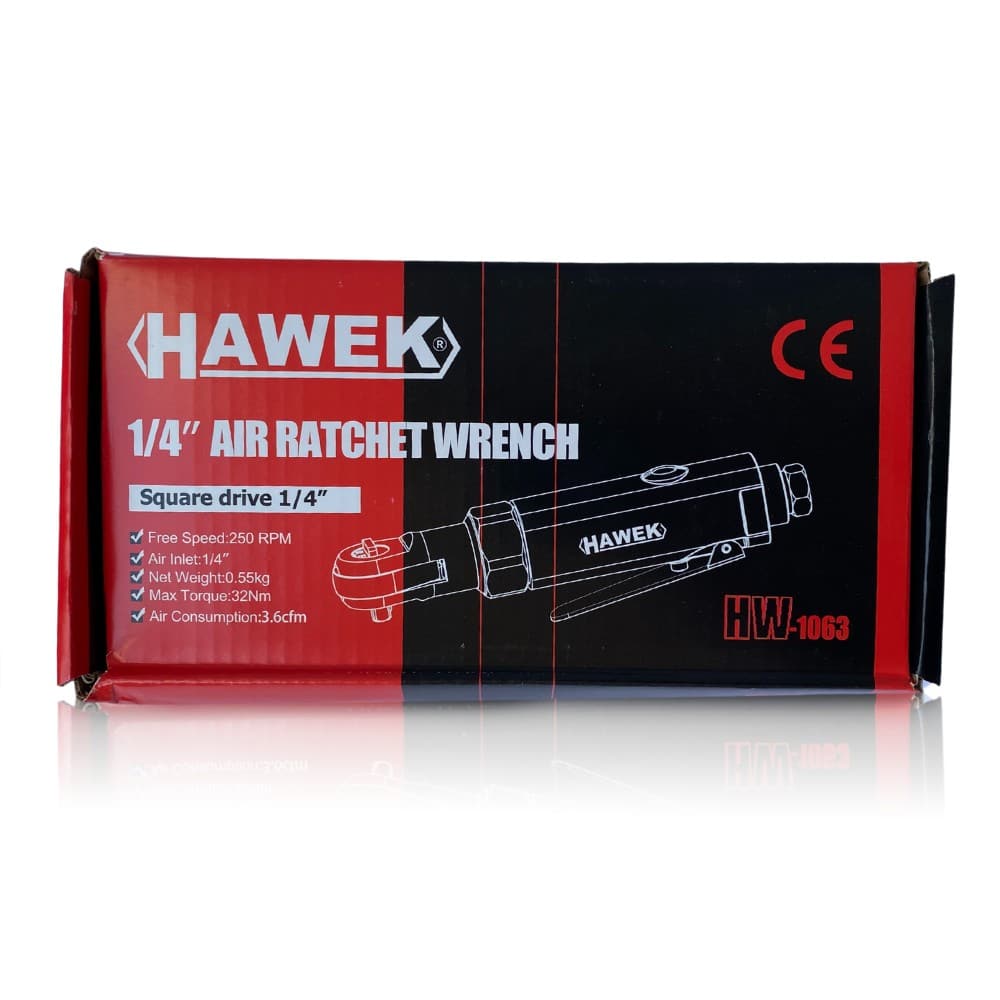 Пневматична тресчотка HAWEK | 1/4″, 32 Nm, 250 об/мин АВТО Пневматична тресчотка HAWEK | 1/4″, 32 Nm, 250 об/мин