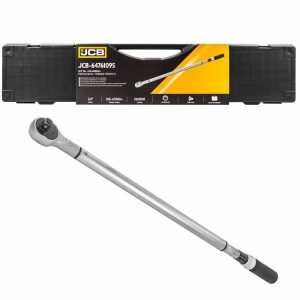 Динамометричен ключ JCB | 3/4″, 100-600 Nm, 1010 мм АВТО Динамометричен ключ JCB 3/4" 100-600 Nm в пластмасов куфар.