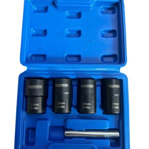 Екстрактори за болтове HAWEK | 5 части, 17-22 мм, 1/2″, Cr-Mo