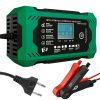 Зарядно ROCKFORCE | 6A, 12V, 2-100Ah, LCD дисплей