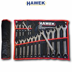 Звездогаечни ключове HAWEK 18ч | 8-32мм ИНСТРУМЕНТИ Професионални звездогаечни ключове HAWEK