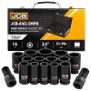 Комплект ударни дълбоки вложки JCB 3/4″ 16 части