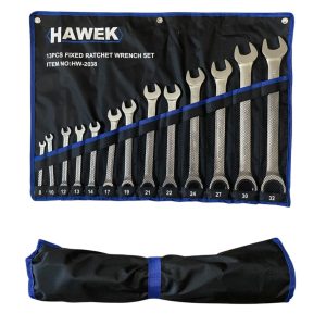 Звездогаечни тресчотни ключове HAWEK 13 части