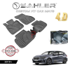 Гумени стелки Sahler 4D за BMW F40 ELEGANT HB 2019+ в черен мат цвят.