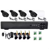 Комплект видеонаблюдение с 4 Full HD камери и 4-канален DVR рекордер.