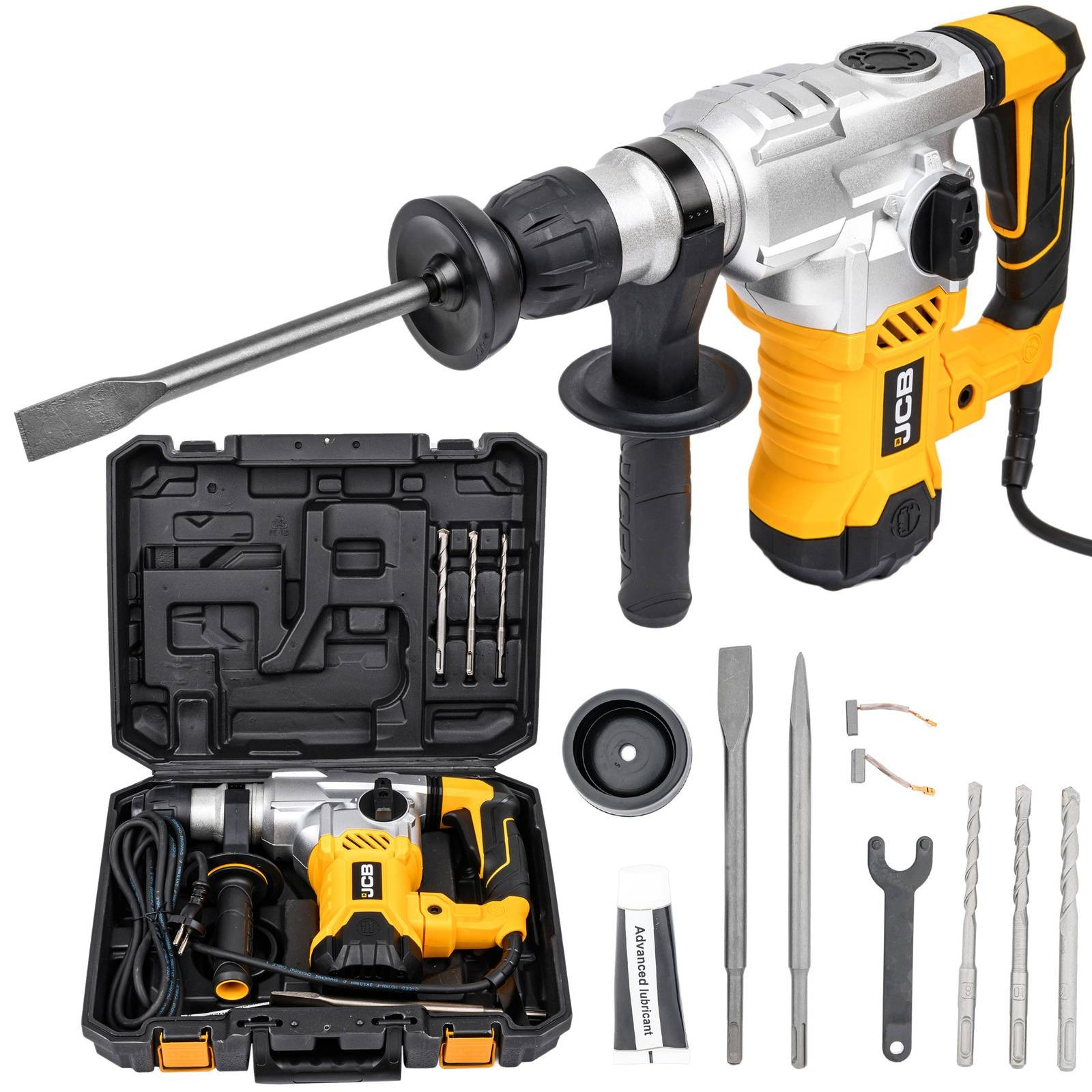 ЕЛЕКТРИЧЕСКИ ПЕРФОРАТОР 1500W SDS-PLUS JCB БОРМАШИНИ И ПЕРФОРАТОРИ ЕЛЕКТРИЧЕСКИ ПЕРФОРАТОР 1500W SDS-PLUS JCB